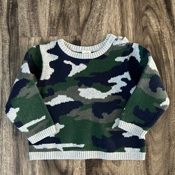 Tucker and Tate little boys camo sweater - Picture 2 of 6